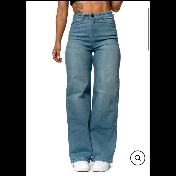 Fit Jeans Denim - FIT JEANS Traditional Wide Leg V2 High Waisted Jeans NWT